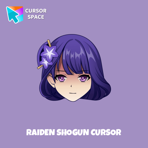 Raiden Shogun cursor arrow cursor
